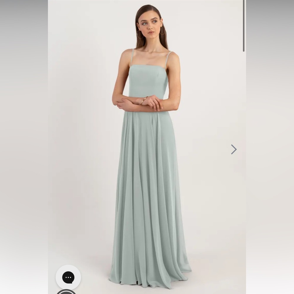 Jenny Yoo Renee dress in morning mist